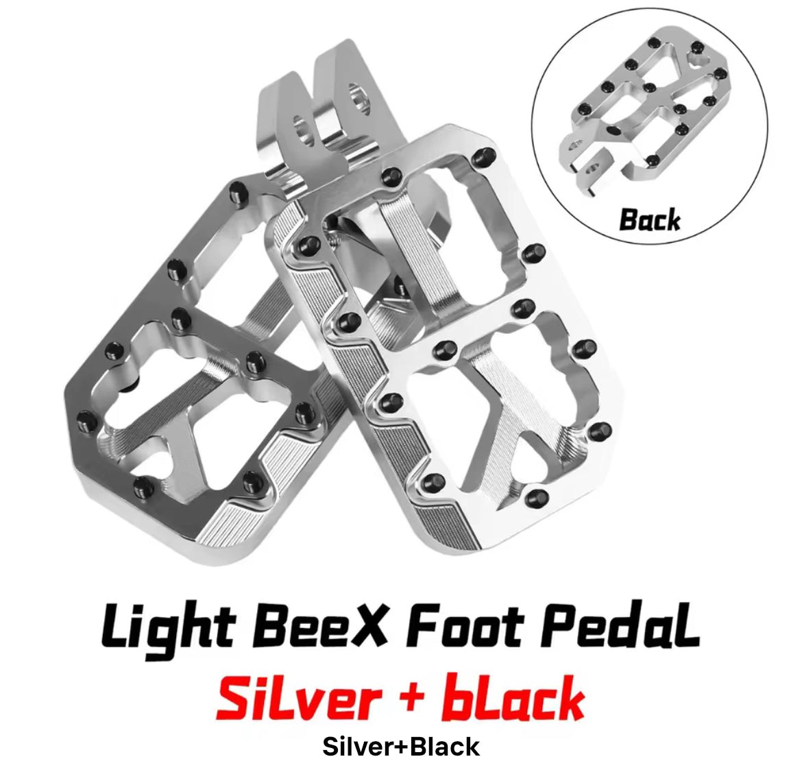 Wide foot high quality foot pegs
